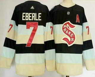 Men%27s Seattle Kraken #7 Jordan Eberle Navy 2024 Winter Classic Jersey